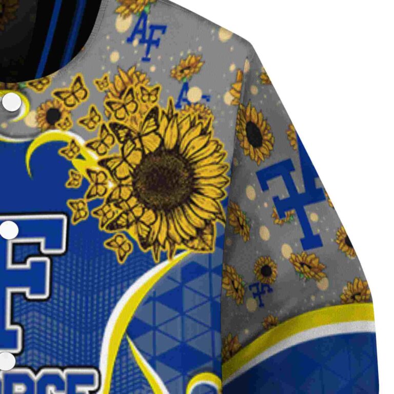air force falcons sunflower bloom blue yellow jacket premium grade