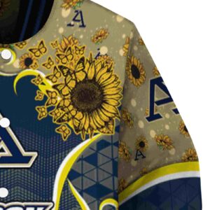 akron zips sunflower bloom blue yellow jacket premium grade