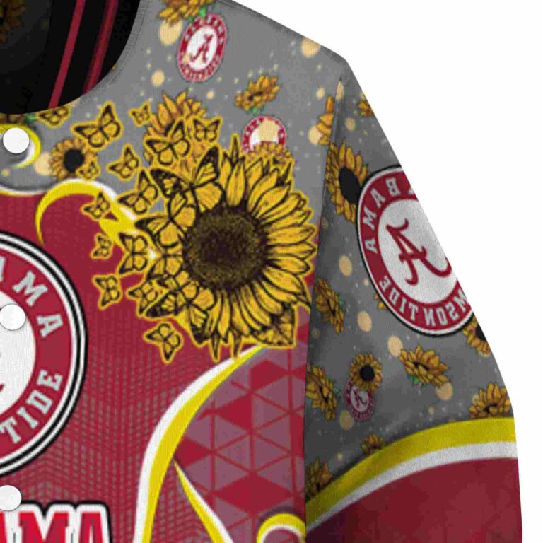 alabama crimson tide sunflower bloom crimson yellow jacket premium grade