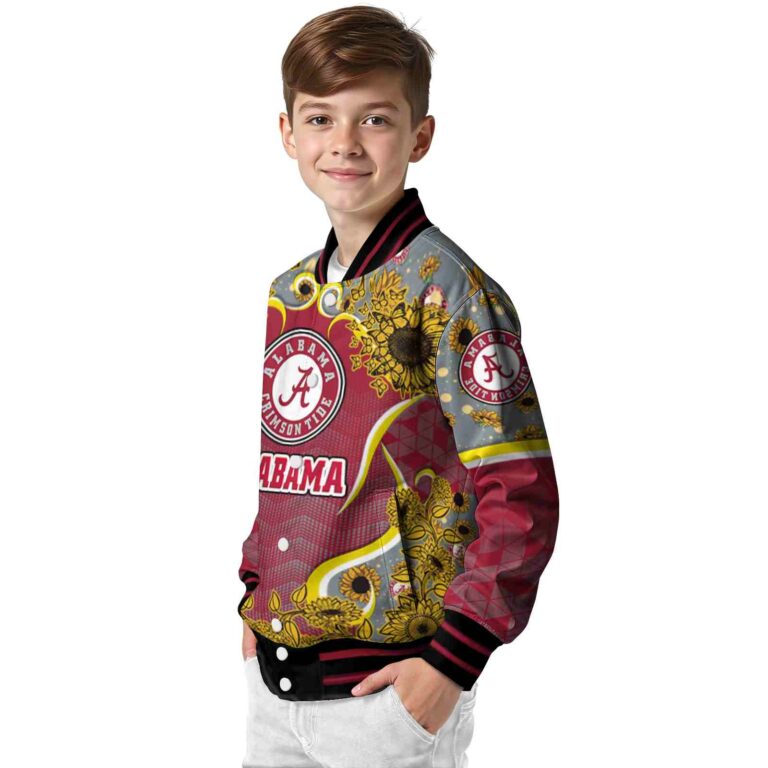 alabama crimson tide sunflower bloom crimson yellow jacket trendy