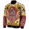 arizona coyotes sunflower bloom red yellow jacket best selling