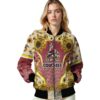 arizona coyotes sunflower bloom red yellow jacket latest model