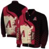 arizona diamondbacks hexagonal pattern red black jacket fashion forward