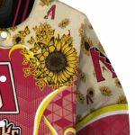 arizona diamondbacks sunflower bloom red yellow jacket best selling