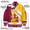 arizona state sun devils baseball stitching gold white jacket new arrival