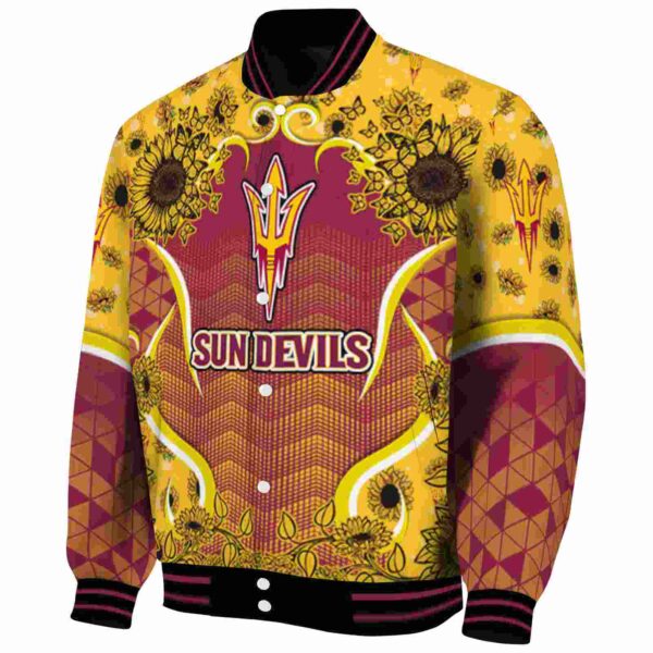 arizona state sun devils sunflower bloom maroon yellow jacket best selling