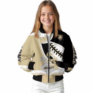 army black knights baseball stitching black white jacket top rated