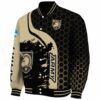 army black knights hexagonal pattern gold black jacket best selling