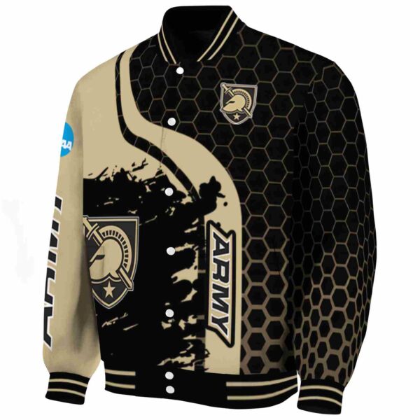 army black knights hexagonal pattern gold black jacket best selling