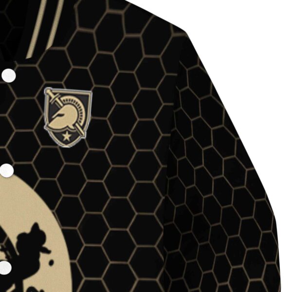army black knights hexagonal pattern gold black jacket premium grade