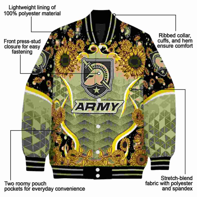 army black knights sunflower bloom gold yellow jacket new arrival