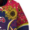 atlanta braves sunflower bloom navy yellow jacket premium grade