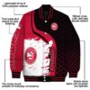 atlanta hawks hexagonal pattern red black jacket new arrival
