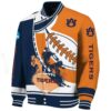 auburn tigers baseball stitching orange white jacket best selling