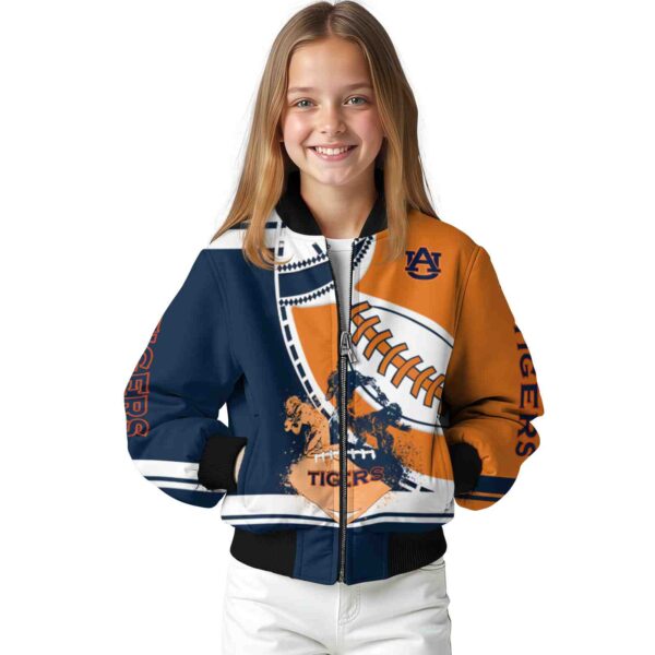 auburn tigers baseball stitching orange white jacket top rated