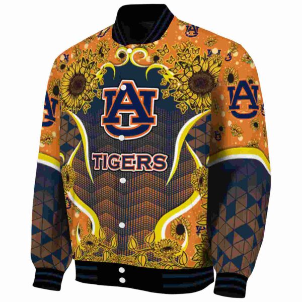 auburn tigers sunflower bloom navy blue yellow jacket best selling