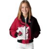 ball state cardinals hexagonal pattern red black jacket top rated