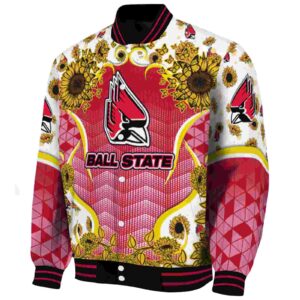 ball state cardinals sunflower bloom red yellow jacket best selling