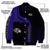 baltimore ravens hexagonal pattern purple black jacket new arrival