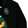 baylor bears hexagonal pattern green black jacket premium grade
