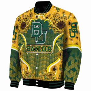 baylor bears sunflower bloom green yellow jacket best selling