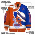 boise state broncos baseball stitching blue white jacket best selling