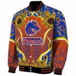 boise state broncos sunflower bloom orange yellow jacket best selling