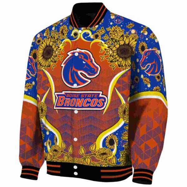 boise state broncos sunflower bloom orange yellow jacket best selling