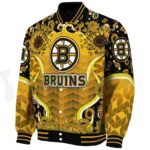boston bruins sunflower bloom gold yellow jacket best selling