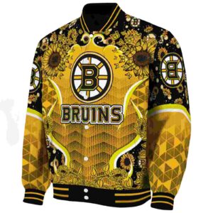 boston bruins sunflower bloom gold yellow jacket best selling