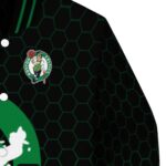 boston celtics hexagonal pattern green black jacket best selling