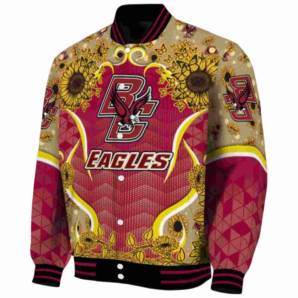 boston college eagles sunflower bloom maroon yellow jacket best selling