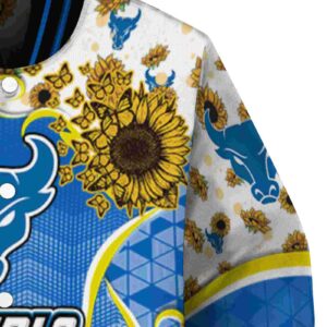 buffalo bulls sunflower bloom royal blue yellow jacket premium grade