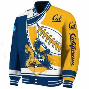 california golden bears baseball stitching gold white jacket best selling