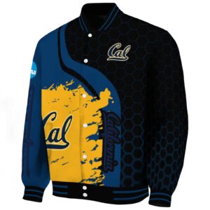california golden bears hexagonal pattern blue black jacket best selling