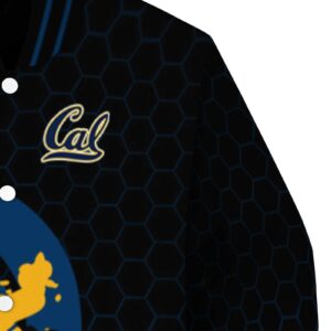 california golden bears hexagonal pattern blue black jacket premium grade