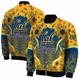 california golden bears sunflower bloom blue yellow jacket fashion forward