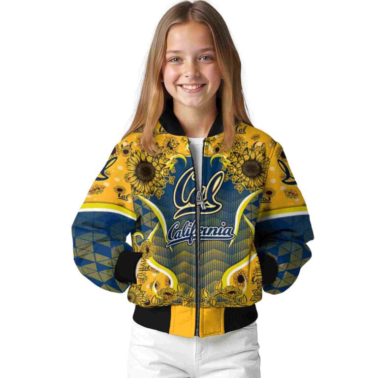 california golden bears sunflower bloom blue yellow jacket top rated