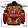 carolina hurricanes sunflower bloom red yellow jacket new arrival
