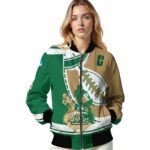 charlotte 49ers baseball stitching gold white jacket best selling
