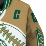 charlotte 49ers baseball stitching gold white jacket best selling