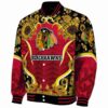 chicago blackhawks sunflower bloom red yellow jacket best selling