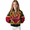 chicago blackhawks sunflower bloom red yellow jacket top rated