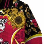 chicago bulls sunflower bloom red yellow jacket best selling
