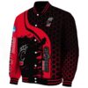 cincinnati bearcats hexagonal pattern red black jacket best selling