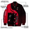 cincinnati bearcats hexagonal pattern red black jacket new arrival