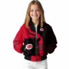 cincinnati reds hexagonal pattern red black jacket top rated
