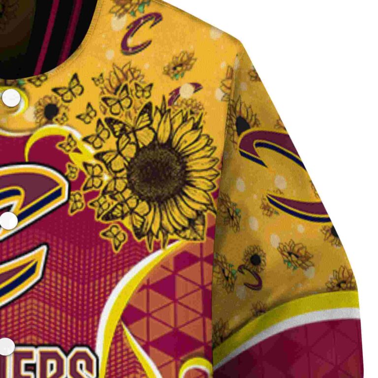 cleveland cavaliers sunflower bloom wine yellow jacket premium grade