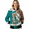coastal carolina chanticleers baseball stitching gold white jacket latest model