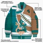 coastal carolina chanticleers baseball stitching gold white jacket best selling